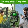CHAKEYAKE Walkie Talkies for Kids Adult, 2 Pack Rechargeable Kids Walkies Talkies, 3km Long Range, 22 Channels, Kid Birthday Gift for 3-12 Year Old Boys Girls for Outdoor Adventures, Hiking, Camo view 3