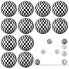 Sotiff 24 Pcs Race Car Stress Bouncy Balls Bulk 1.26 Inch 32mm Checkered Rubber Bounce Balls Bulk for Party Favors, Goodie Bag Fillers, Easter Gift Bag Stuffers, Basket Stuffers, Classroom Prizes view 1