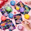 30 Packs Valentines Day Cards for Kids School with Moon Bouncy Balls, Valentines Day Gifts for Kids, Valentine Cards Party Favors for Boys Girls, Goodies Bag Stuffers for Classroom Prize Exchange view 3