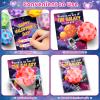 30 Packs Valentines Day Cards for Kids School with Moon Bouncy Balls, Valentines Day Gifts for Kids, Valentine Cards Party Favors for Boys Girls, Goodies Bag Stuffers for Classroom Prize Exchange view 4
