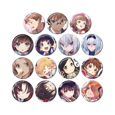 Ryuo's Work! Trading Original Illustration Tin Badges Box of 15