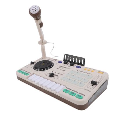 Luocute Children DJ Mixer Set,Baby Interactive Musical, Turntable for Toddlers, Kids DJ Mixer with Sound Effects, for Boys Girls and Musical Education