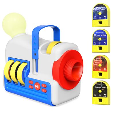 Tuykay Story Dream Machine Books, Projector Storytelling Mechine Audio Music Player Starter Set with Stories White Noise Night Light,Musical Toy Gift for Toddlers Kids Girls Boys Ages 1+3+