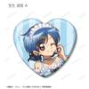 Pitchi Pitchi Anime Maid Version Trading Heart Shaped Tin Badge Box of 6 view 4