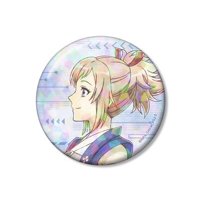 Compass 2.0 Combat Intake Analysis System, Drawn by Mami Fukakawa Ayu Ver. 3.0 inches (75 mm) Hologram Can Badge