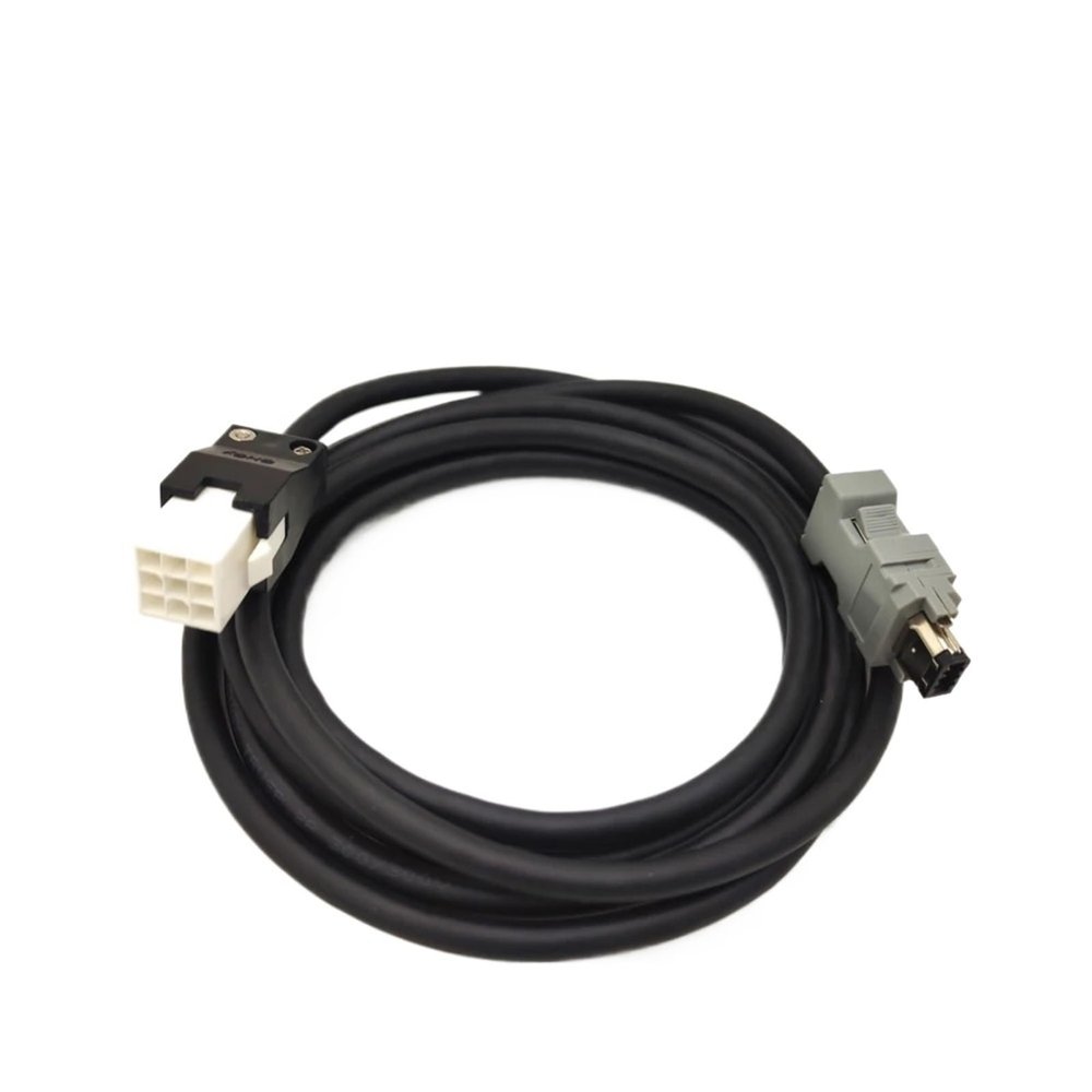 BLUPOWHT Servo Motor Power Cable Encoder Cable with Brake Cable WSC-P06P03-E WSC-P06P05-E for A5 Series(Encoder Cable,5M)