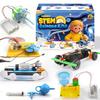 6-in-1 STEM Science Kits for Kids Age 8-12, Home Lab Adventure Kit: Tank & Car Building, Centrifuge Model, Saltwater Generator, Magdeburg Hemisphere | Educational Gifts for Teen Boys view 1