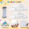 BkeeCten 100th School Coloring Crowns - 36 Sets Costume Headwear DIY Coloring Crowns Paper Art Crafts Supplies Making Kit Make Your Own 100th School Classroom Gifts Party Favor Games Creative Activity view 4
