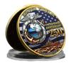 1776-2026 USA 250th Anniversary Commemorative Coin Set Liberty Bell Statue of Liberty Marines Independence Souvenir Gift (Style 8-1pc) view 1