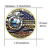 1776-2026 USA 250th Anniversary Commemorative Coin Set Liberty Bell Statue of Liberty Marines Independence Souvenir Gift (Style 8-1pc) view 3