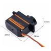 1/4 Pcs ES08A/ES08D 8.6g Mini Plastic Gear Servo(ES08A 4PCS) view 2