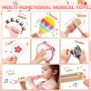 Baby Musical Instruments - Montessori Musical Toys for Toddlers 1-3, Wooden Percussion Instruments Set, Kids Preschool Educational Music Learning Toys, Birthday Gifts for Boys Girls (Pink) view 2