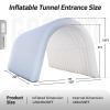 GR8FUN Inflatable Sports Tunnel Entrance 20x10x10FT White, One Air Blower  Event Inflatable Tunnel Tent for Team Intros, Business Promotion, Trade Shows, Advertising & Exhibitions view 2