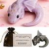 2X Support Dragon Adoption Kit, Emotional Support Dragon,Miniature Dragons Figurine, Fantasy Desk Decor, Stress Comfort & Calming, Cute Dragons Whimsical Gift for Halloween Xmas Desk Bookshelf Decor view 2