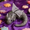 2X Support Dragon Adoption Kit, Emotional Support Dragon,Miniature Dragons Figurine, Fantasy Desk Decor, Stress Comfort & Calming, Cute Dragons Whimsical Gift for Halloween Xmas Desk Bookshelf Decor view 3