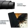 HGGJFLYX Playmat for MTG, 28x16 Inch for TCG Playmat with Non-Slip Rubber Base, Smooth Surface Stitched Edges, Magic Card Game Mat with Storage Bag, and Desk Mousepad, Winged Skeleton with Butterflies view 4