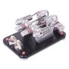 Stirling Engine Kit, Metal 2-Cylinder Parallel Bootable Stirling Engine Model Micro External Combustion Engine Model, Physics Science Experiment for Adult view 1