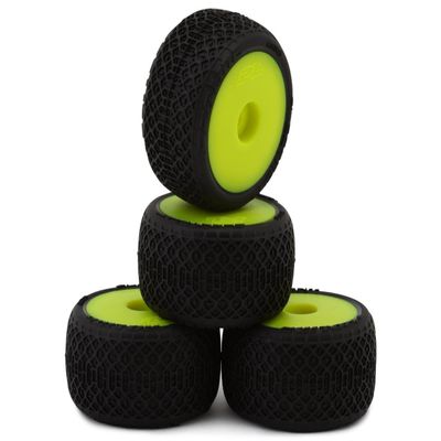 Pro-Line Racing Electron 2.0 F/R Tires Mounted 7mm Yellow (4) for Losi Micro-T, PRO1031512