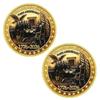 1776-2026 USA 250th Anniversary Commemorative Coin Set Liberty Bell Statue of Liberty Marines Independence Souvenir Gift (Style 7-1pc) view 2