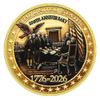 1776-2026 USA 250th Anniversary Commemorative Coin Set Liberty Bell Statue of Liberty Marines Independence Souvenir Gift (Style 7-1pc) view 4