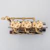 KACIO LS3-13S Vertical Three-Cylinder Reciprocating Steam Engine Model with Oil Cup Support Forward and Reverse Rotation Suitable for 80-120CM Steam Model Ship Boiler Not Included view 4