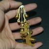 Mini Steam Engine, 58 x 36 x 90mm Mini Brass Steam Engine Flyball Governor with 3mm Steam Tube Port view 3