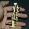 Mini Steam Engine, 58 x 36 x 90mm Mini Brass Steam Engine Flyball Governor with 3mm Steam Tube Port view 4