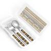 Egyptian Pharaonic Frescoes 3-piece children's cutlery set stainless steel perfect for family dinners and picnics view 4