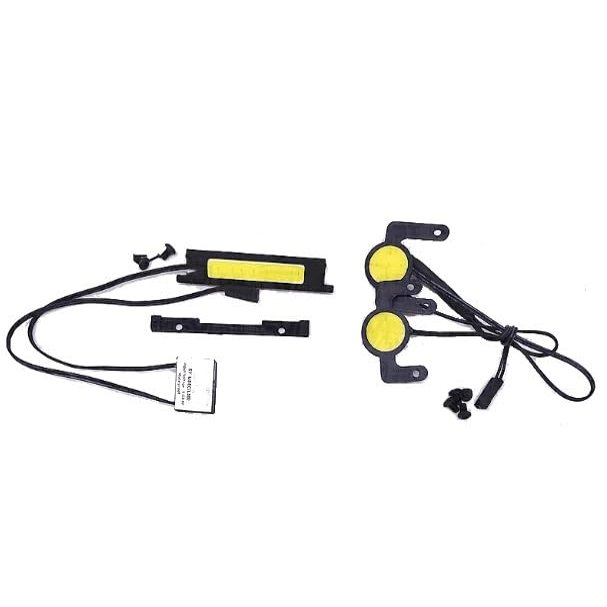 XBERSTAR Front Bumper Light for AXIAL 1/10 SCX10 III Coyote RC Bumper Light Chassis Lights