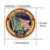 1776-2026 USA 250th Anniversary Commemorative Coin Set Liberty Bell Statue of Liberty Marines Independence Souvenir Gift (Style 5-1pc) view 3