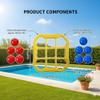 Giant Tic Tac Toe Game & Pool Toys - Inflatable Outdoor Yard Games for Kids Adults Family - Jumbo Backyard Lawn Beach Activity Set view 4