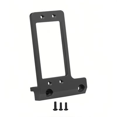 Aluminum BTA F9 Servo Mount for 1/10 RC Crawler Car, Capra servo Mount, Compatible with VP Capra F9 Offset Axle, Low Center of Gravity LCG Upgrade (Black)