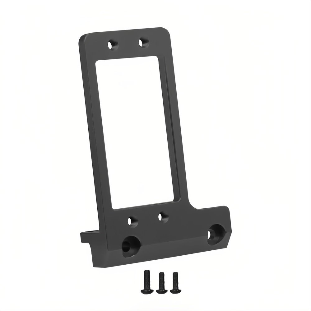 Aluminum BTA F9 Servo Mount for 1/10 RC Crawler Car, Capra servo Mount, Compatible with VP Capra F9 Offset Axle, Low Center of Gravity LCG Upgrade (Black)