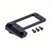 Aluminum BTA F9 Servo Mount for 1/10 RC Crawler Car, Capra servo Mount, Compatible with VP Capra F9 Offset Axle, Low Center of Gravity LCG Upgrade (Black) view 3