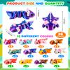 24pcs 3D Printed Axolotl Fidget Toys Flexible 3D Printed Axolotl Figures, Colorful 3D Printed Axolotls Stress Relief Set for Party Play Display Christmas Valentine's Day Gifts view 2