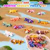 24pcs 3D Printed Axolotl Fidget Toys Flexible 3D Printed Axolotl Figures, Colorful 3D Printed Axolotls Stress Relief Set for Party Play Display Christmas Valentine's Day Gifts view 4