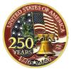 1776-2026 USA 250th Anniversary Commemorative Coin Set Liberty Bell Statue of Liberty Marines Independence Souvenir Gift (Style 6-1pc) view 4