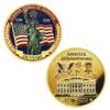 1776-2026 USA 250th Anniversary Commemorative Coin Set Liberty Bell Statue of Liberty Marines Independence Souvenir Gift (Style 2-1pc) view 2