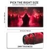 HGGJFLYX Playmat for MTG, 28x16 Inch for TCG Playmat with Non-Slip Rubber Base, Smooth Surface Stitched Edges, Magic Card Game Mat with Storage Bag, and Desk Mousepad, Red Ritual view 2