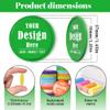 200-1000 Custom Poker Chips for 16 Colors,Personalized Drink Tokens,Double Sided Full Color Print,Design Your Logo Text Images for Bar Party,Business Cards,Expedited Delivery Available (Green) view 2