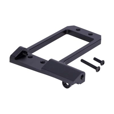 Rc Parts For LCG For Vanquish VS4-10 For Phoenix F10 1/10 CNC Front Axle BAT Servo Mount Low Center Of Gravity RC Crawler Portal Chassis DIY(Black)