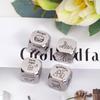4Pcs Valentines Day Gifts Date Night Decision Dice Date Night Gift for Boyfriend Girlfriend Food Dice for Him Her Anniversary Day Gifts for Wife Husband Wedding Birthday Bachelorette for Bride view 2