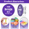 200-1000 Custom Poker Chips for 16 Colors,Personalized Drink Tokens,Double Sided Full Color Print,Design Your Logo Text Images for Bar Party,Business Cards,Expedited Delivery Available (Purple) view 2