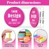 200-1000 Custom Poker Chips for 16 Colors,Personalized Drink Tokens,Double Sided Full Color Print,Design Your Logo Text Images for Bar Party,Business Cards,Expedited Delivery Available (Rose Red) view 2