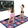 Dance Pad Dancing Mat for TV - Plug and Play, Double Person Non-Slip Dancing Pad Mat for Console Game Dance Blanket for PC Laptop Video Game (Black, One MATS with Two Handles) view 1