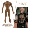 1/6 Scale Action Figure Multi Jointed Movable Male Muscular Action Figure Body Display Model for DIY Collectors and Artists for Collections, Brown view 2