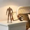 1/6 Scale Action Figure Multi Jointed Movable Male Muscular Action Figure Body Display Model for DIY Collectors and Artists for Collections, Brown view 3