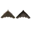 10 Pcs Antique Bronze Plated Carving Luggage Decorative Table Box Bags Protectors Corner Side 32mm for Tables Cabinet Furniture view 2
