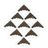 10 Pcs Antique Bronze Plated Carving Luggage Decorative Table Box Bags Protectors Corner Side 32mm for Tables Cabinet Furniture view 3
