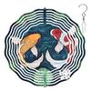 3D Kinetic Wind Spinners 10in Koi Fish Outdoor/Indoor Decor for Garden,Patio,Yard Yard Art Decoration,Birthday Gifts for Women,Mom & Grandma view 1